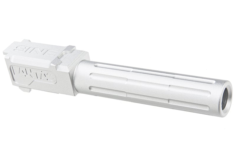5KU 9INE Outer Barrel for Marui G19 GBB (Short/ Silver)