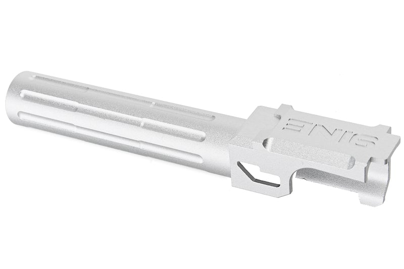5KU 9INE Outer Barrel for Marui G19 GBB (Short/ Silver)