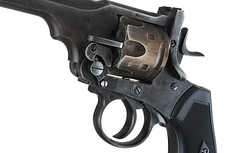 Gun Heaven (WinGun) 792 Webley MK VI  6mm Co2 Revolver (Weathered Version)