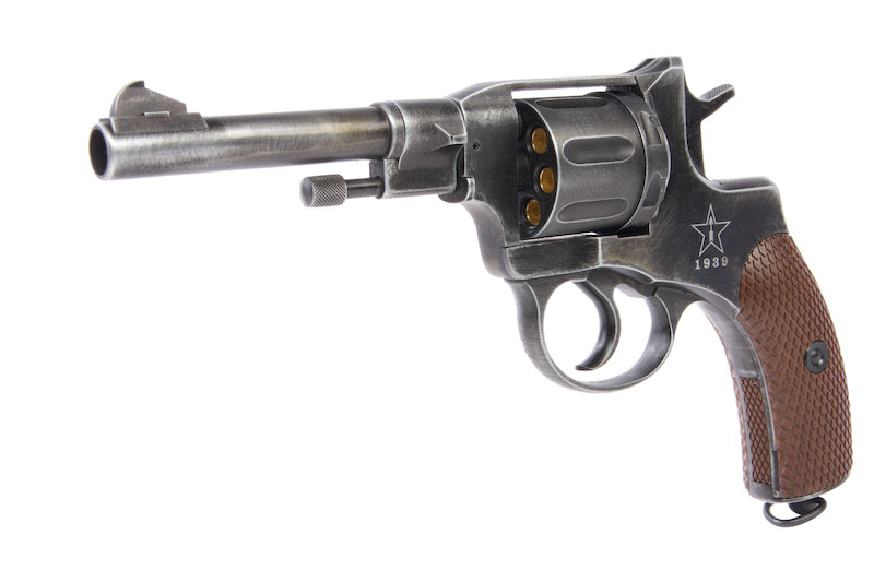 Wingun Revolver Gun Heaven (WinGun) 721 Nagant M1895 4 inch 6mm Co2 Revolver (Weathere ...