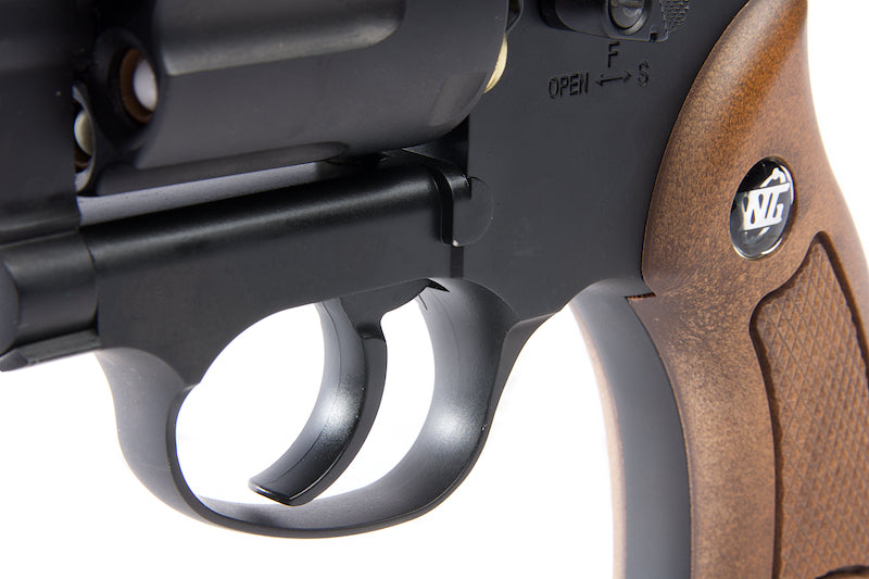 Gun Heaven (WinGun) 733 2" 6mm Co2 Revolver (Brown Grip/ BK)
