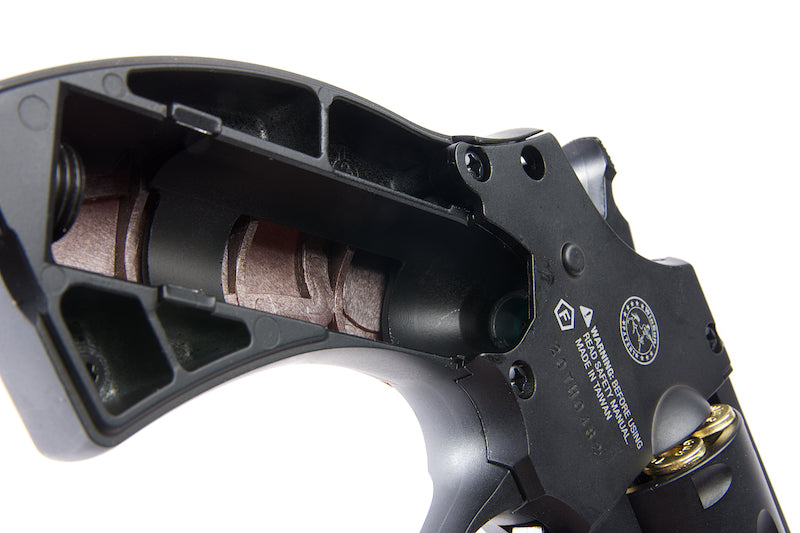 Gun Heaven (WinGun) 733 2" 6mm Co2 Revolver (Brown Grip/ BK)
