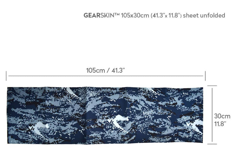 Gearskin EXTRA (Digital Navy/ 105X30cm)
