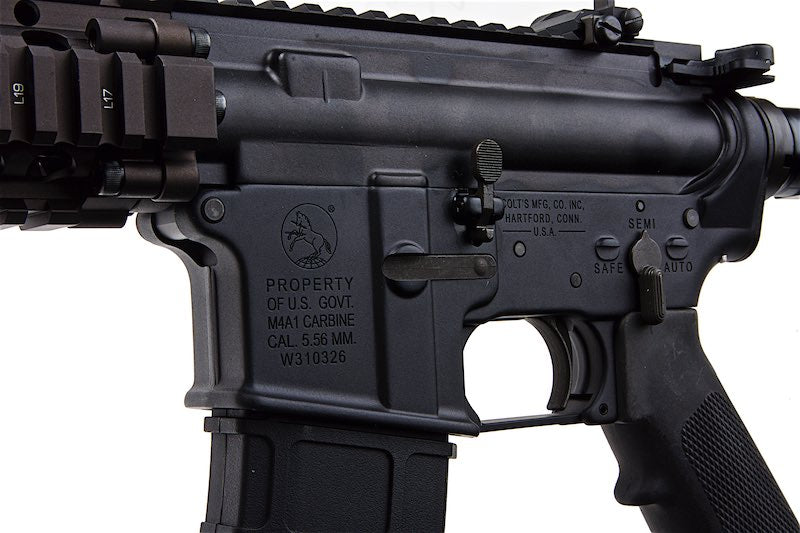 GHK (COLT) MK18 MOD1 GBB Rifle Airsoft Gun (Forged Receiver)
