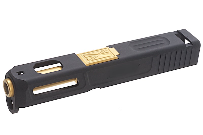 Guns Modify Aluminum Slide w/ Stainless Barrel (Nitride Gold) Set for Marui G26 Z Style GBB