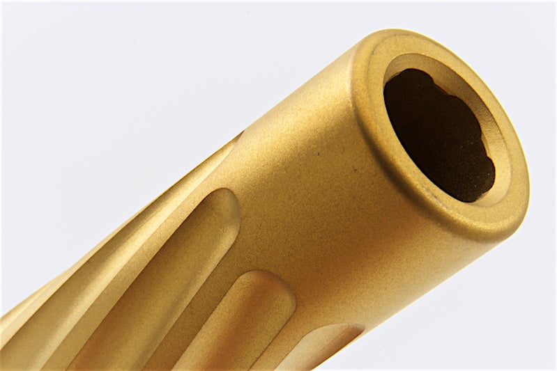 Guns Modify SF Stainless Fluted Barrel for Tokyo Marui G17 (Gold/ Tin Nitride)