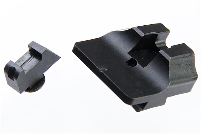 Guns Modify W Style Steel CNC Fiber Optic Sight Set for Marui/ WE GSeries GBB