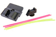 Guns Modify W Style CNC Steel Fiber Optic Sight Set for Umarex (VFC) G17 Gen 3 / Gen 4 GBB