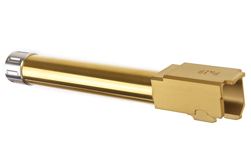 Guns Modify KM G17 Stainless Steel Threaded Barrel with Inner Barrel for TM G17 (Gold Nitride)