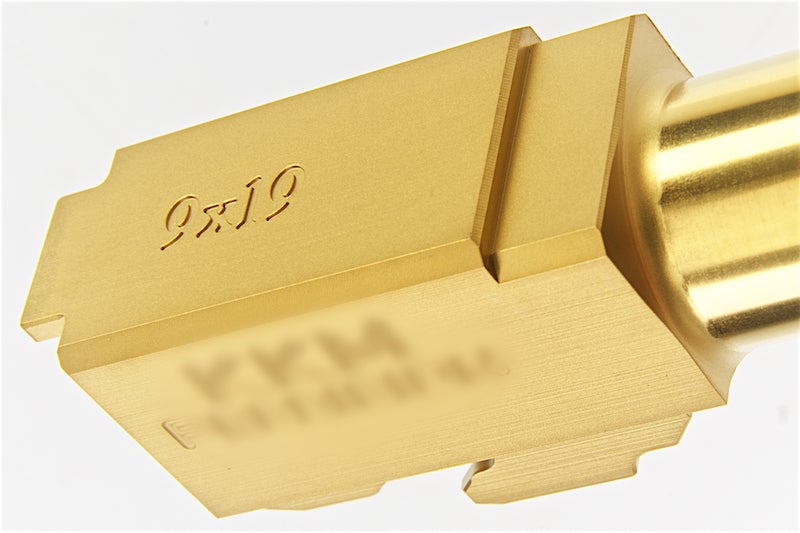 Guns Modify KM G17 Stainless Steel Threaded Barrel with Inner Barrel for TM G17 (Gold Nitride)
