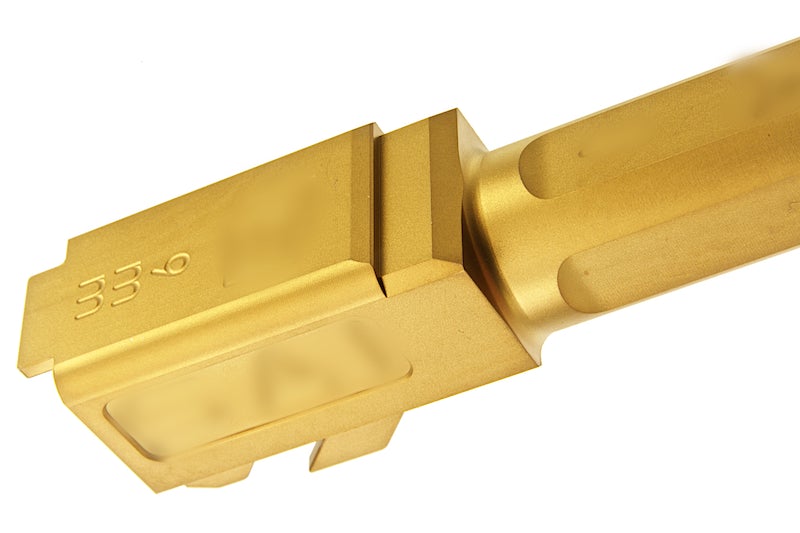 Guns Modify SA Stainless Threaded Barrel CCW for TM Model 19 GBB (Gold)