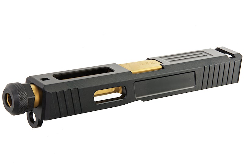 Guns Modify CNC SA T1 Aluminum Slide Set for TM G19 GBB (Gold Outer Barrel)