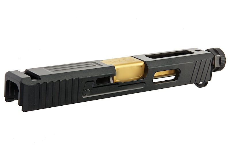 Guns Modify CNC SA T1 Aluminum Slide Set for TM G19 GBB (Gold Outer Barrel)