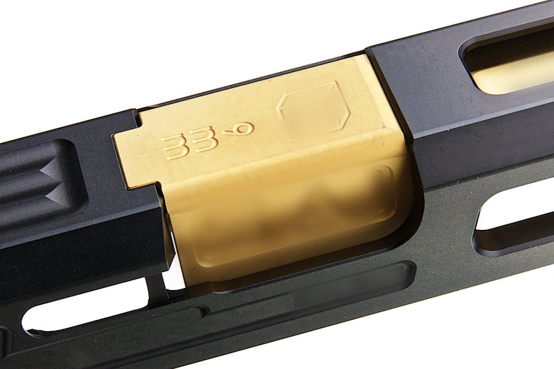 Guns Modify CNC SA T1 Aluminum Slide Set for TM G19 GBB (Gold Outer Barrel)