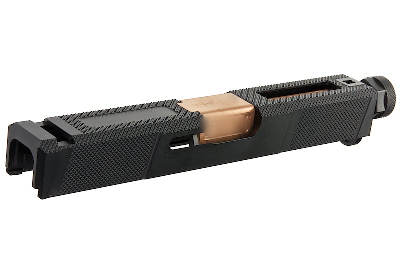 Guns Modify CNC SA UTI Aluminum Slide Set for TM G19 GBB (Rose Gold Outer Barrel)