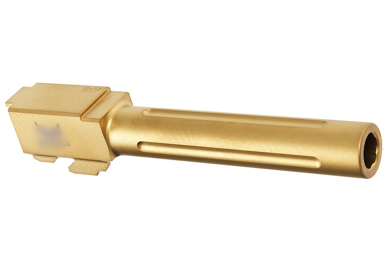 Guns Modify CNC SF Stainless Steel Fluted Barrel for TM G17 GBB (Nitride Gold)
