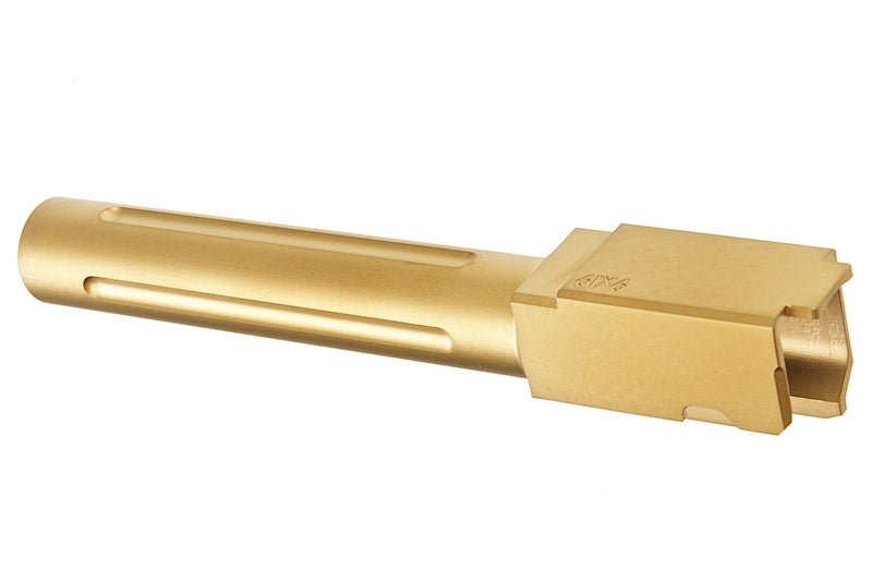 Guns Modify CNC SF Stainless Steel Fluted Barrel for TM G17 GBB (Nitride Gold)