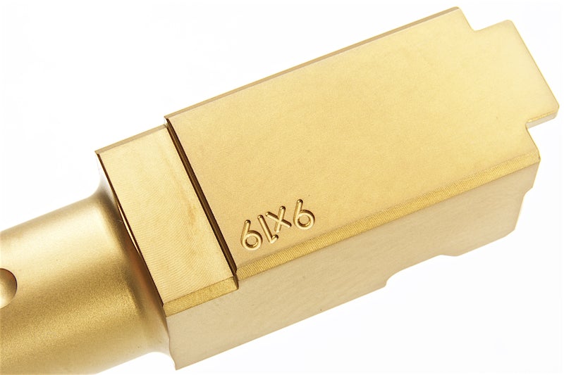 Guns Modify CNC SF Stainless Steel Fluted Barrel for TM G17 GBB (Nitride Gold)
