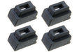 Guns Modify Extreme Custom Magazine Lip Rubber Seal for Tokyo Marui G Series Gas Mag. 134a Gas (#3 +0.25 or +0.30 / 60 inch) - 4pcs/set