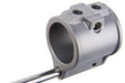 Guns Modify Stainless Steel Gas Block Set for M4 GBB Airsoft Rifle (Silver)