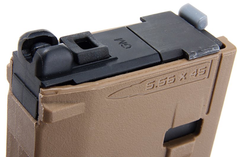 Guns Modify EVO 35rds Gas Magazine for Marui/ Guns Modify M4 MWS GBB (Dark Earth)