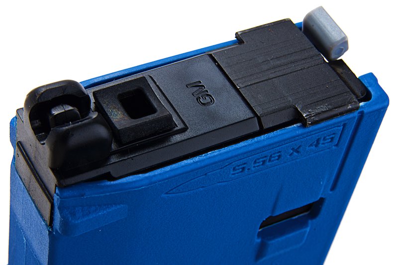 Guns Modify EVO 35 Rds Green Gas Magazine For Tokyo Marui MWS GBB Airsoft Guns (Nato Training Blue)