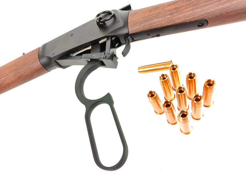 Double Bell Winchester M1894 Live Cart Lever Action CO2 Airsoft (Real Wood)