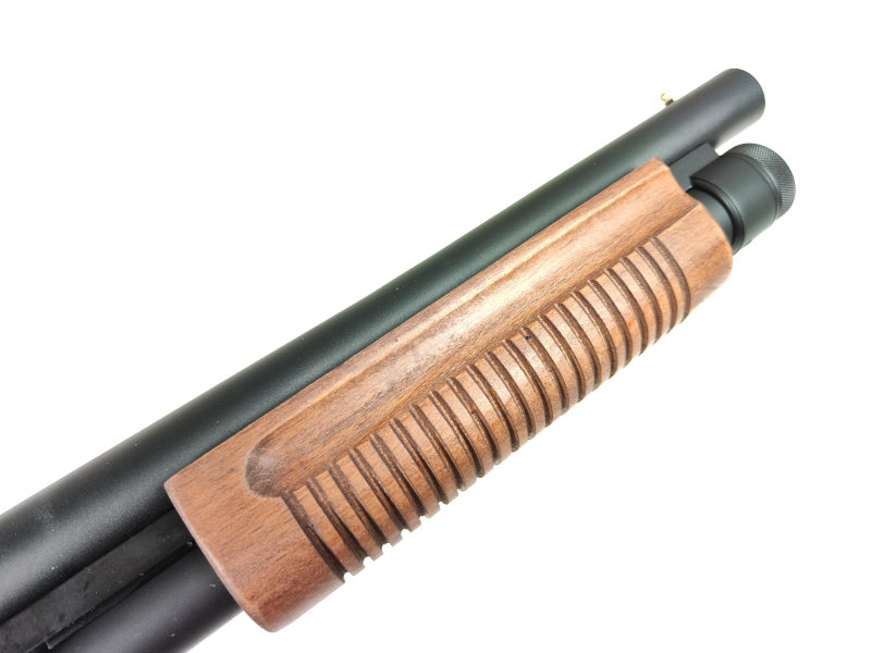 Golden Eagle 8877RW M870 Pump Action Gas Shotgun (w/ Wood Grip/Handguard)