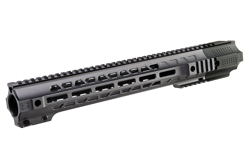 G&P Long Railed Handguard with SAI QD System for TM M4 / M16 AEG/ GBB Rifle (Gray)