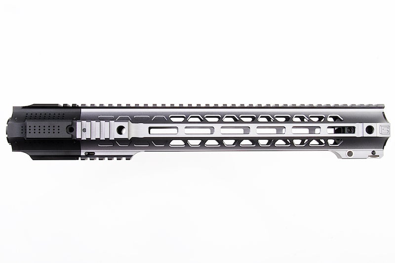G&P Long Railed Handguard with SAI QD System for TM M4 / M16 AEG/ GBB Rifle (Gray)