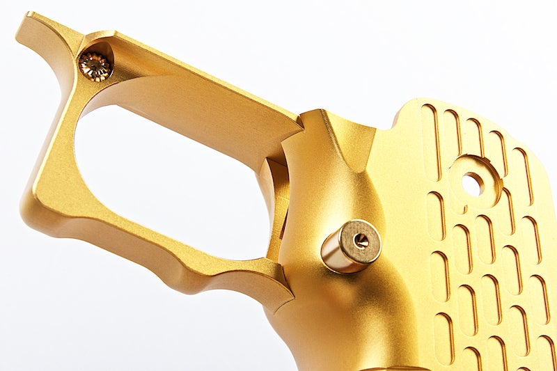 Gunsmith Bros Aluminum Grip for Marui Hi-Capa GBB (Limcat Style/ Gold)