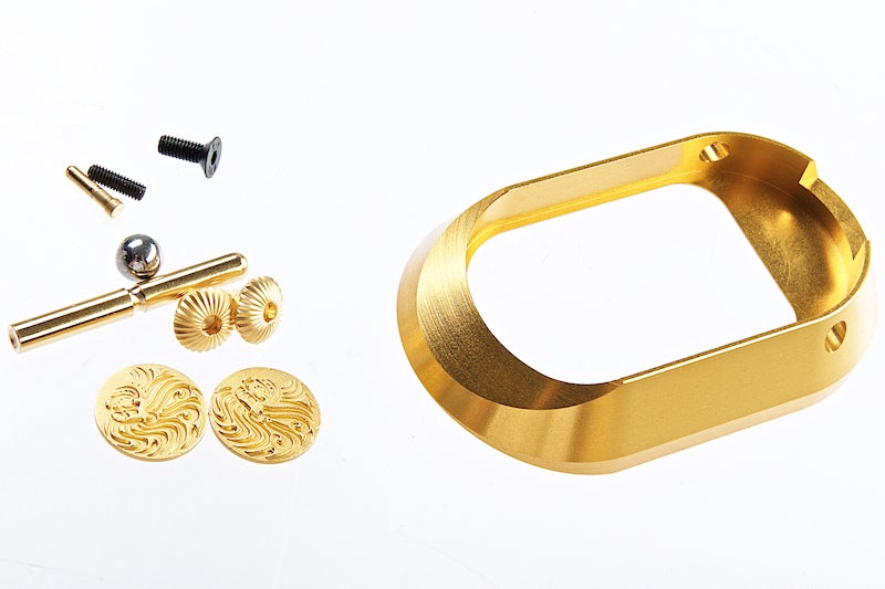 Gunsmith Bros Aluminum Grip for Marui Hi-Capa GBB (Limcat Style/ Gold)