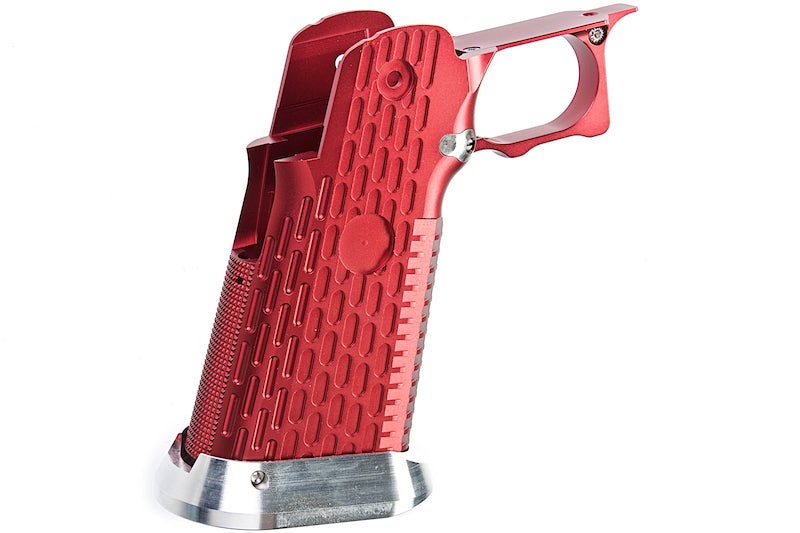 Gunsmith Bros Aluminum Grip for Marui Hi-Capa GBB (Limcat Style/ Red)