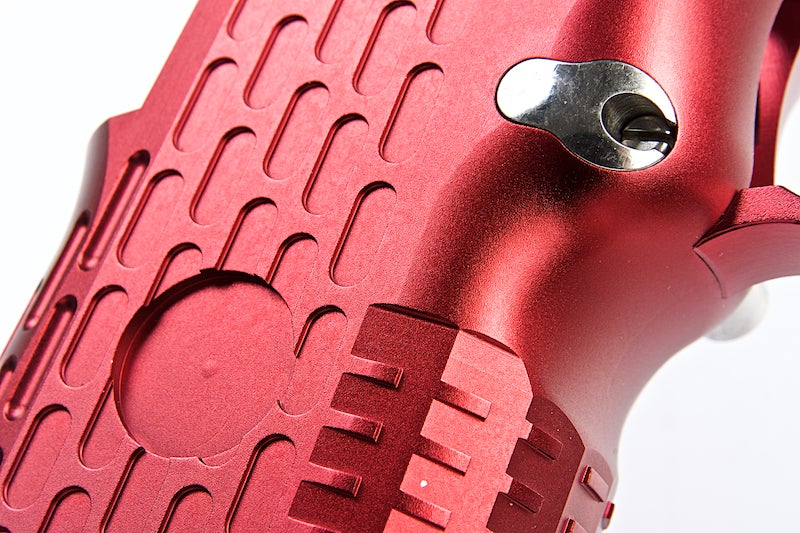 Gunsmith Bros Aluminum Grip for Marui Hi-Capa GBB (Limcat Style/ Red)