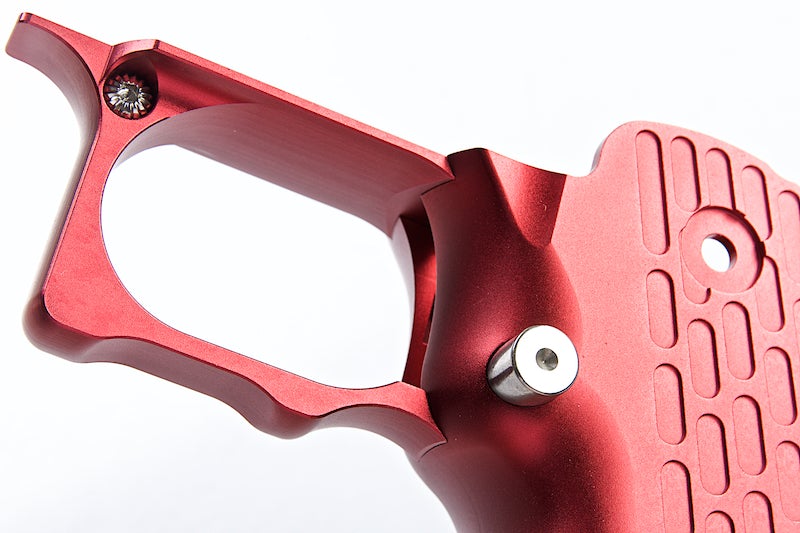 Gunsmith Bros Aluminum Grip for Marui Hi-Capa GBB (Limcat Style/ Red)