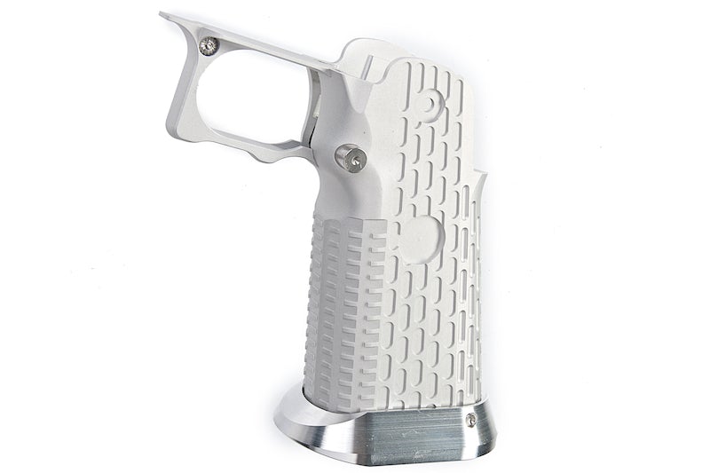 Gunsmith Bros Aluminum Grip for Marui Hi-Capa GBB (Limcat Style/ Silver)