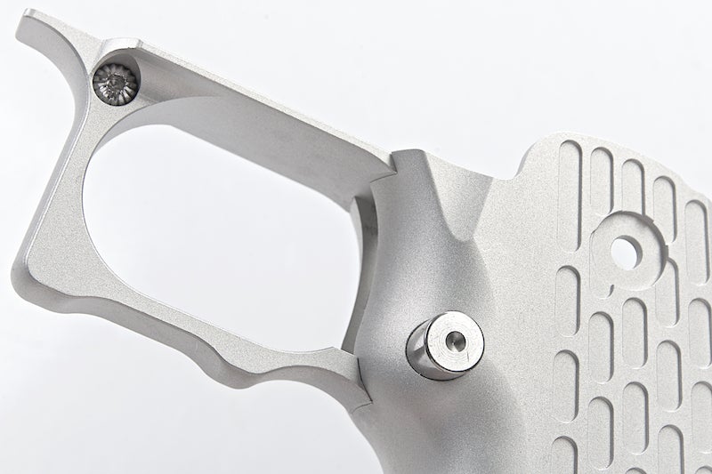 Gunsmith Bros Aluminum Grip for Marui Hi-Capa GBB (Limcat Style/ Silver)