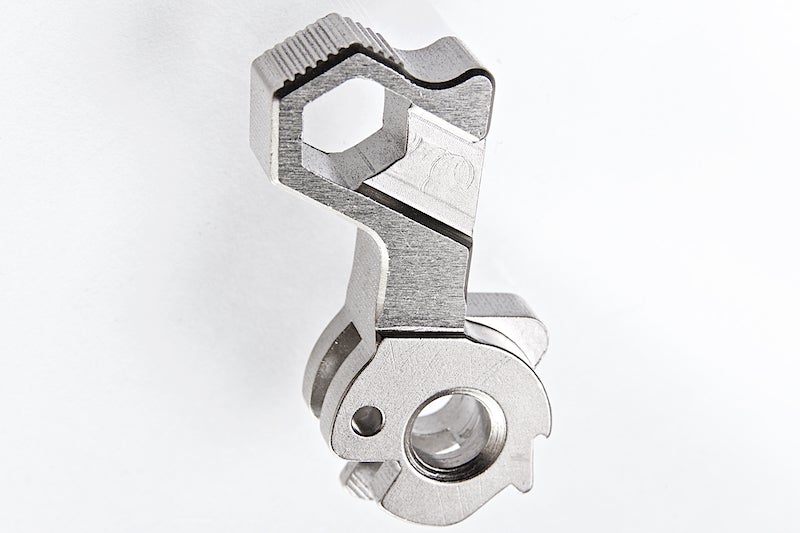 Gunsmith Bros STI Hexagon Style Hammer for Marui Hi-Capa/ 1911 GBB (Silver)