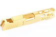 Gunsmith Bros CNC Aluminum Ultra Cut 4.3 Single Slide With Sight For Marui Hi-Capa 4.3 GBB (Gold)