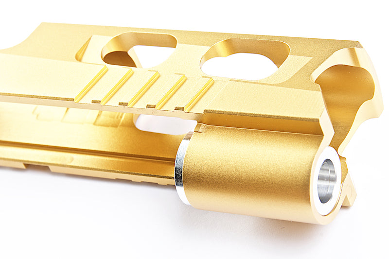 Gunsmith Bros CNC Aluminum Ultra Cut 4.3 Single Slide With Sight For Marui Hi-Capa 4.3 GBB (Gold)