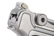 WE Luger 6" P08 GBB Pistol (Silver)