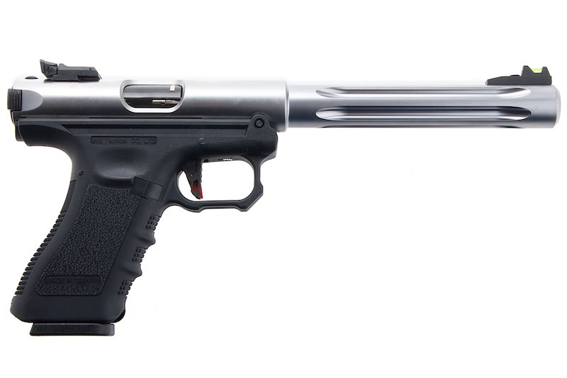 WE G Model Galaxy Premium L Airsoft GBB Pistol (Silver)