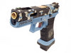 WE Model 17 Gen5 Secret Camo Blue GBB Airsoft Pistol (Semi-Auto)