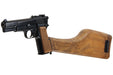 WE New Browning Hi Power MK1 w/ Stock Airsoft GBB Pistol