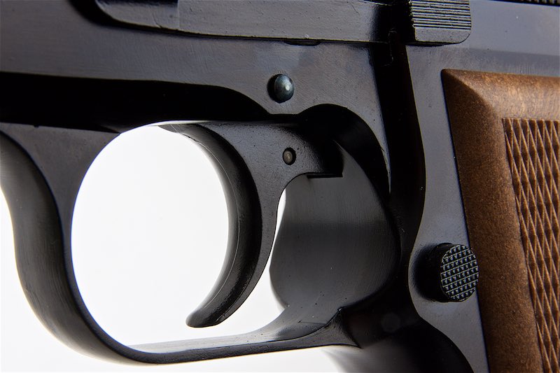 WE New Browning Hi Power MK1 w/ Stock Airsoft GBB Pistol