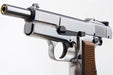 WE New Browning Hi Power MK1 w/ Stock Airsoft GBB Pistol (Silver)