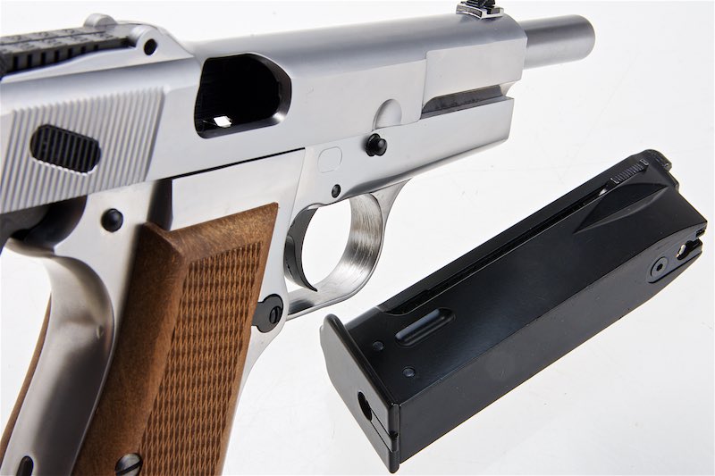 タナカ] ブローニングハイパワー M1935 ハーフシルバー ガス