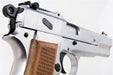 WE New Browning Hi Power MK1 w/ Stock Airsoft GBB Pistol (Silver)