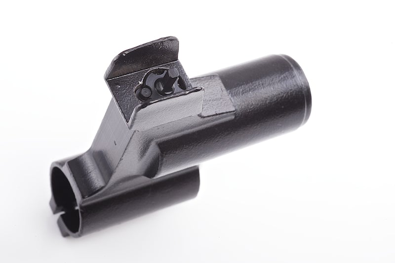 Hephaestus Steel Front Sight Block w/ 14mm CW Barrel Adapter for GHK/LCT AK Rifle (Type A)