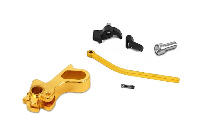Airsoft Masterpiece CNC Steel Hammer & Sear Set (STI DVC/ Gold)